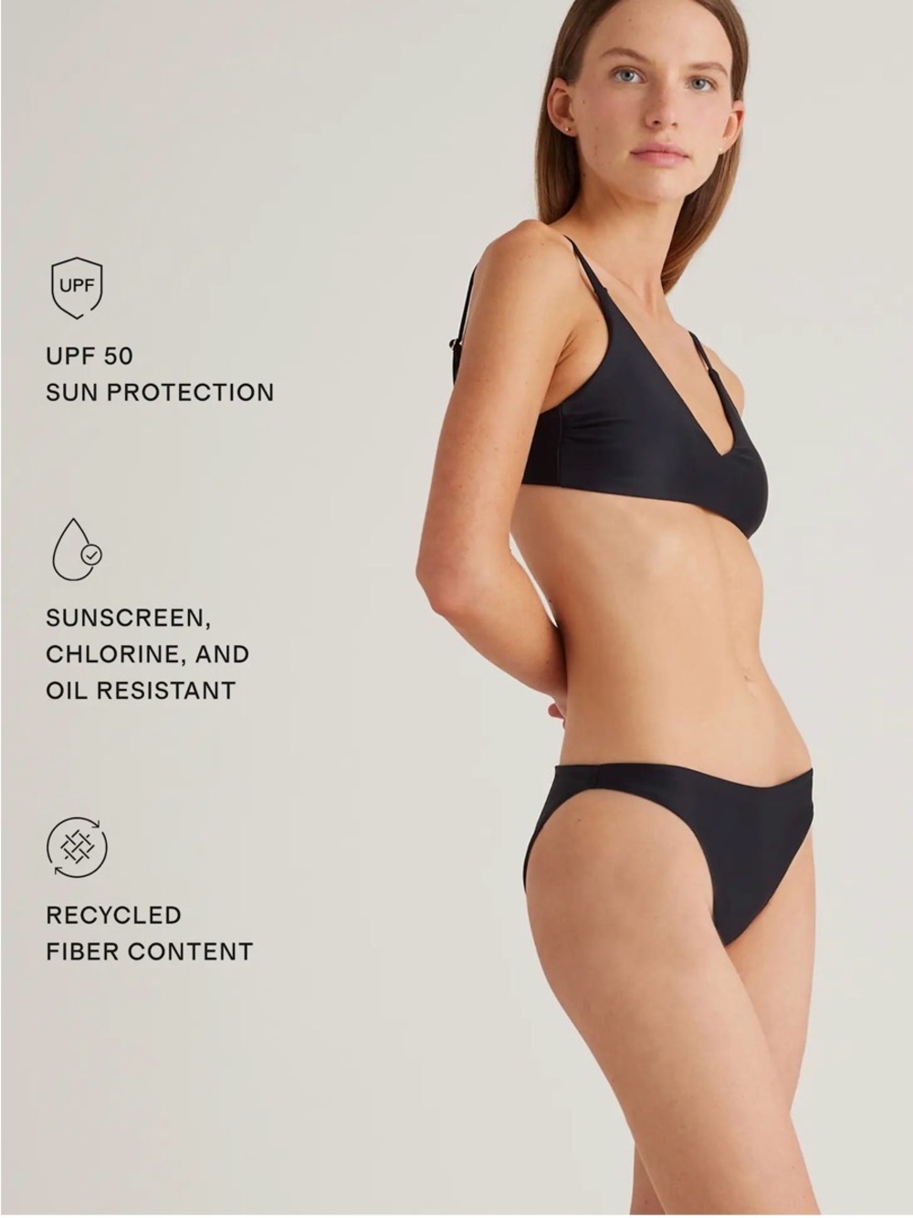 Quince Italian Low-Rise Bikini Bottom